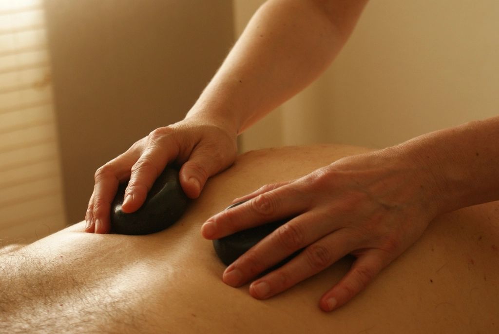 A spa treatment room prepared for a guest